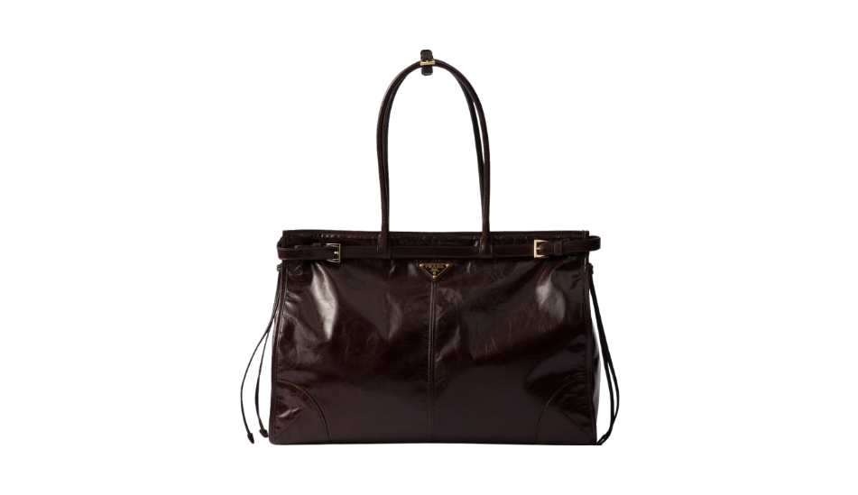 Prada Bonnie extra large leather handbag