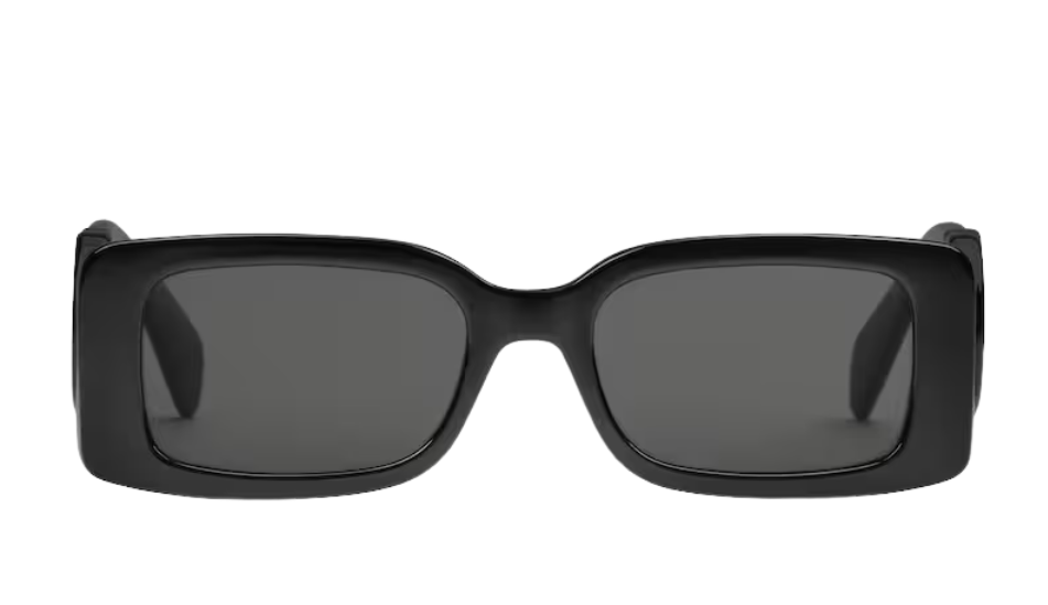 Rectangular frame sunglasses