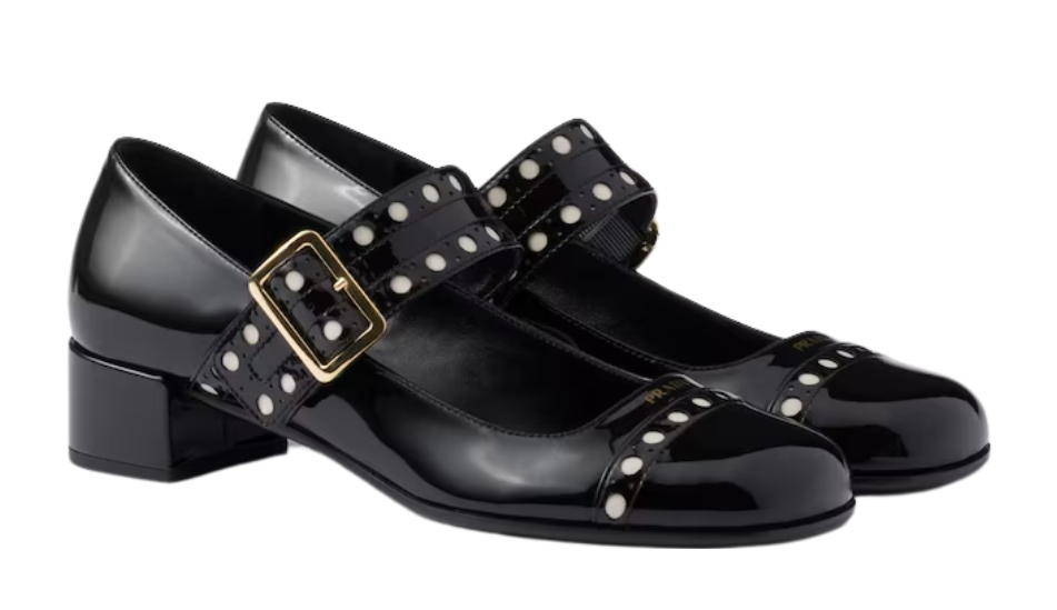 Patent leather Mary Jane pumps