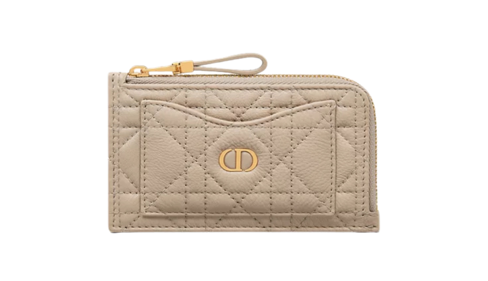 Dior Caro Cosmos Zipped Card Holder