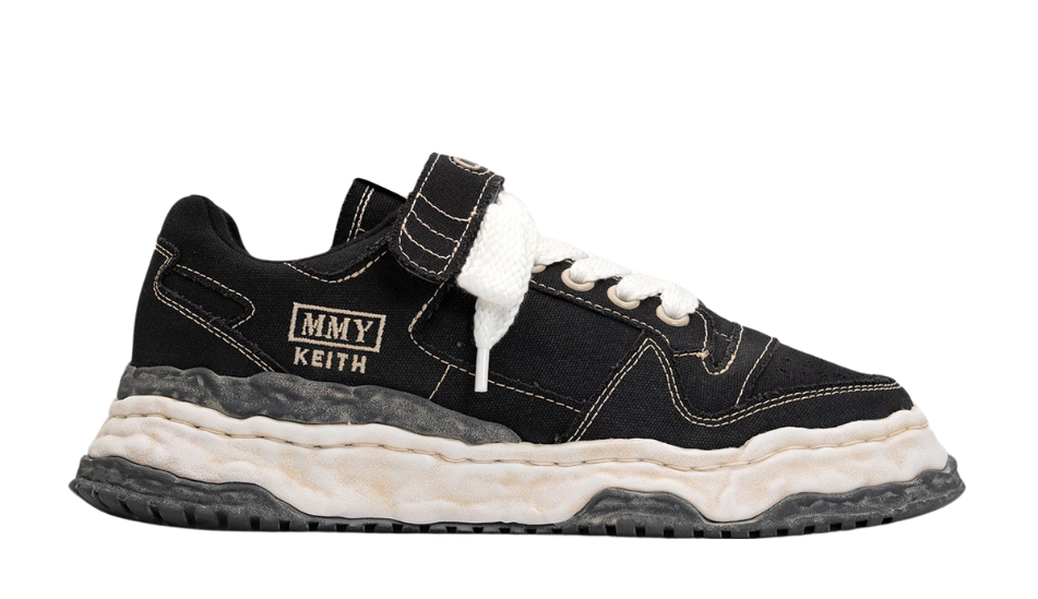 "KEITH" OG Sole Garment Dyed Canvas Low-top Sneaker