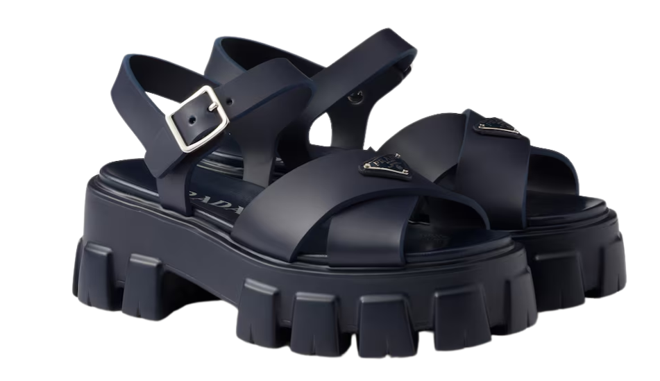 Monolith rubber sandals