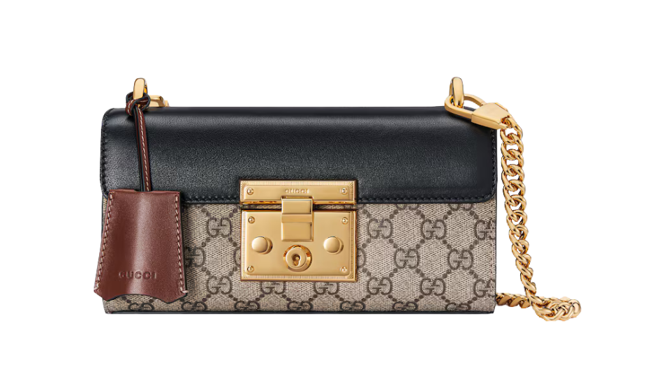 Padlock mini shoulder bag