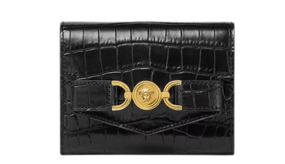 Croc-Effect Medusa '95 Trifold Wallet