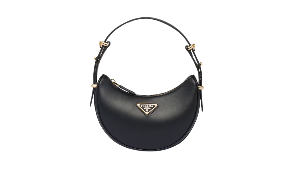 Prada Arqué leather mini shoulder bag