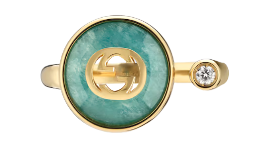 Gucci Interlocking 18k ring