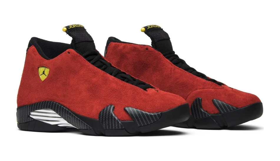 Air Jordan 14 Retro 'Ferrari' Suede 2014