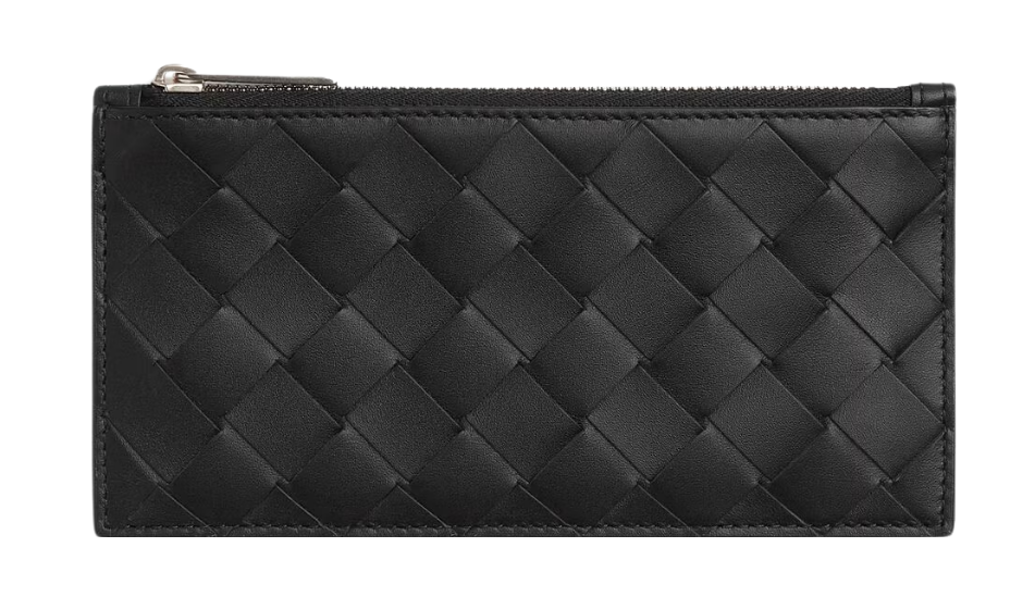 Intrecciato Long Zippered Card Case
