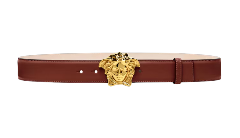 La Medusa Leather Belt 4 cm
