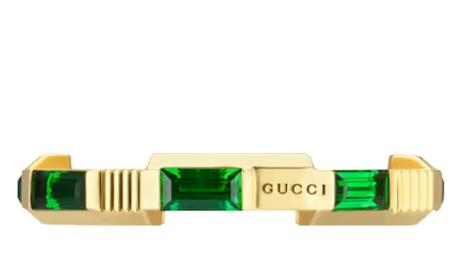 Gucci Link to Love tourmaline ring