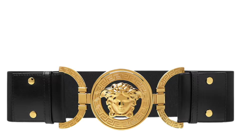 Medusa '95 Leather Belt 6 cm