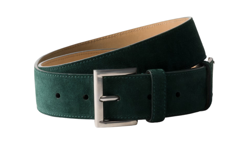 Suede belt