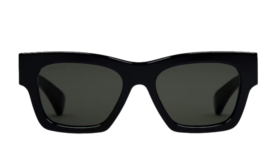 Rectangular frame sunglasses