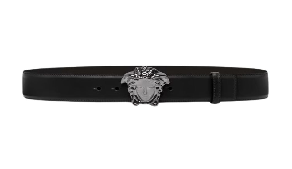 La Medusa Leather Belt 4 cm