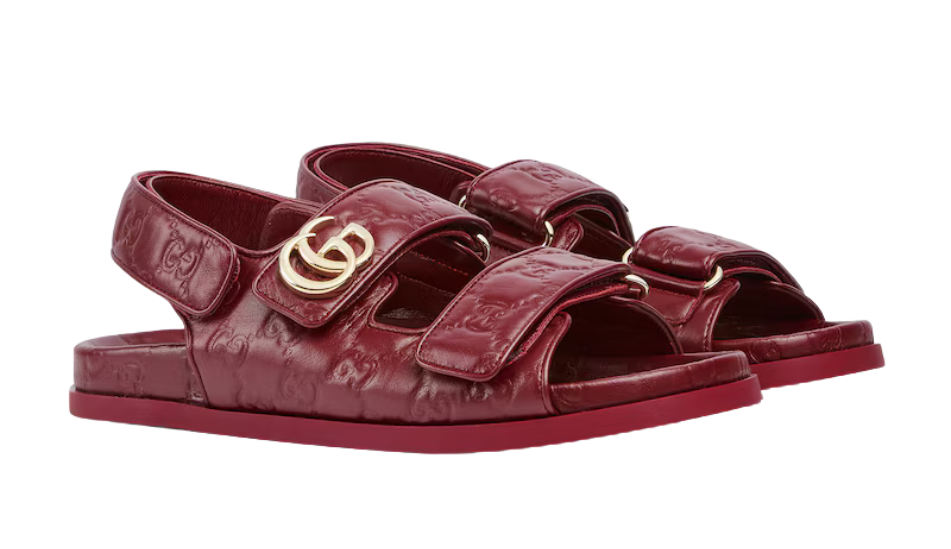 Women's sandal with Double G