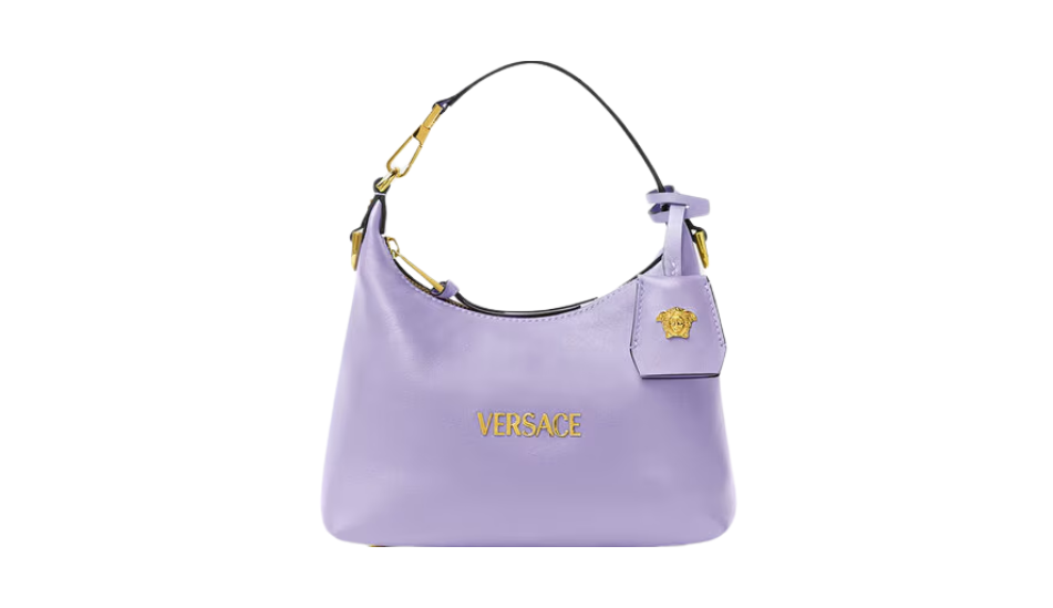 Versace Tag Hobo Handbag