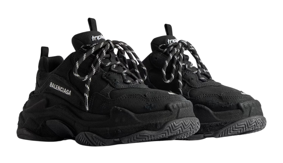 Women's Triple S Sneaker in Black