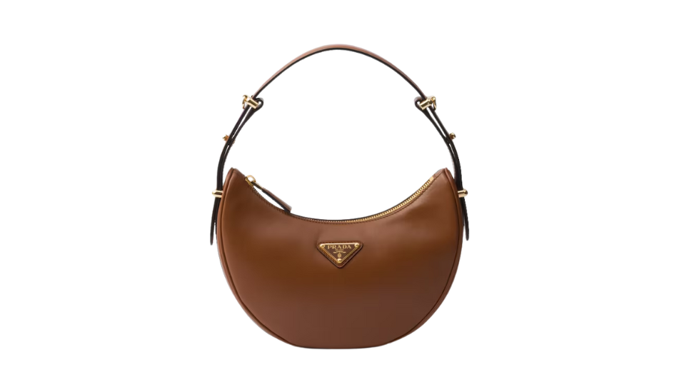 Prada Arqué small leather shoulder bag