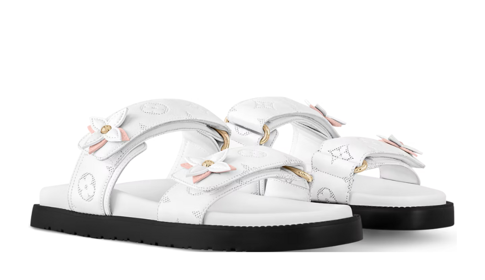 LV Sunset Flat Comfort Mule