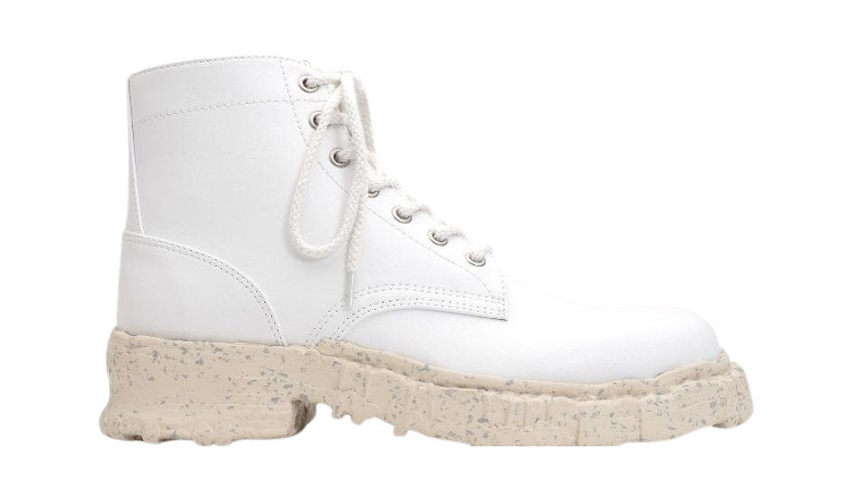 Vintage-like Sole Synthetic Leather Boots