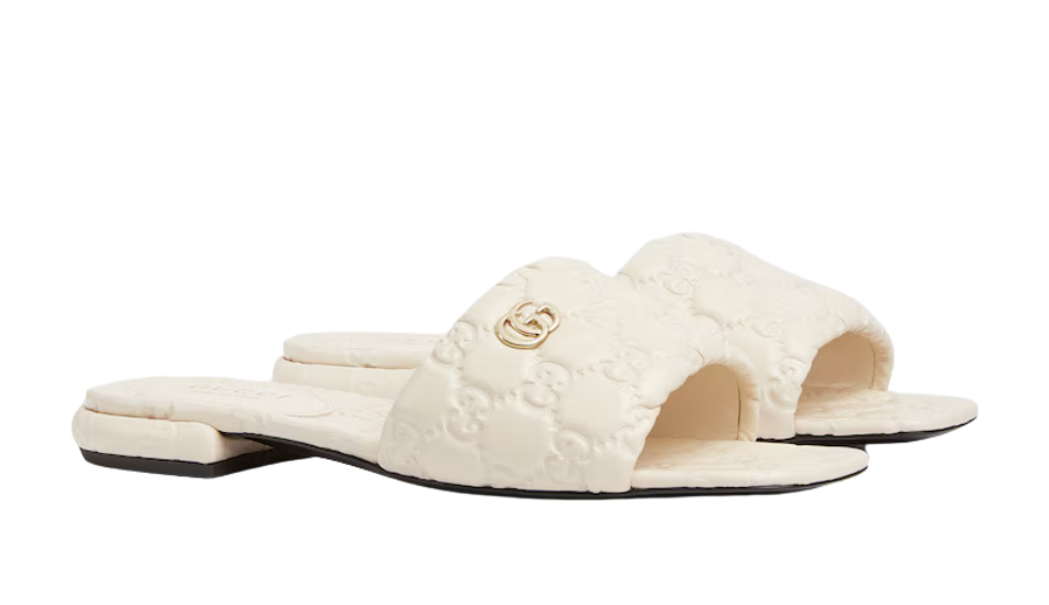 Women's slide sandal with Double G