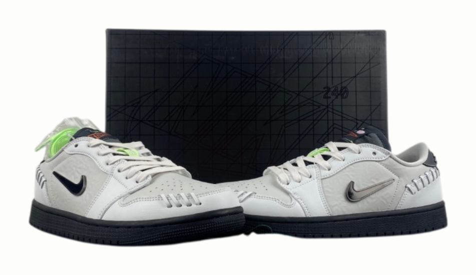 Air Jordan(WMNS) 1 MM Low 'Phantom Dust Metallic Dark Grey'