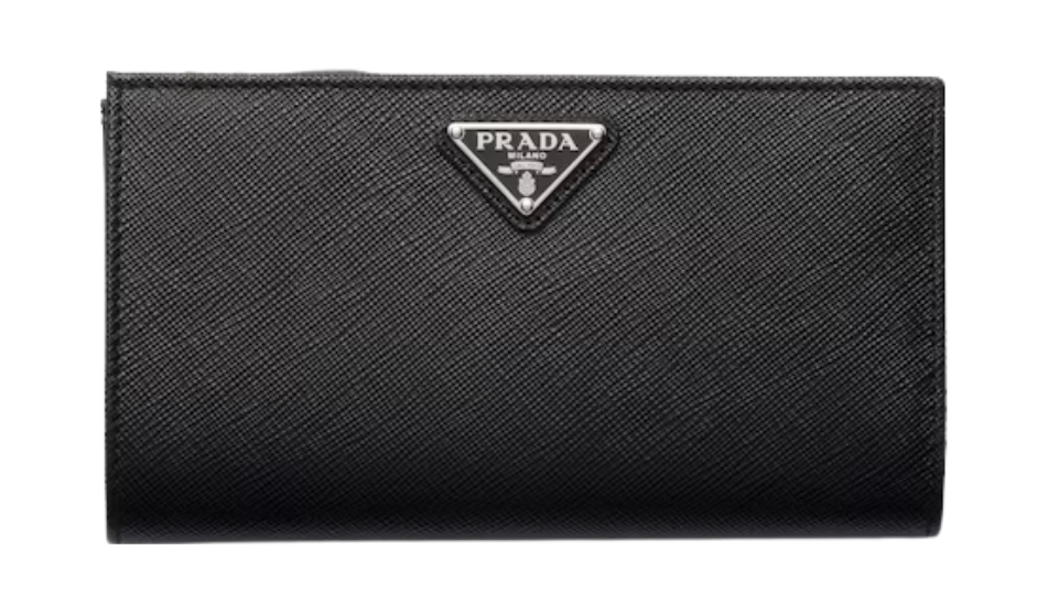 Large Saffiano leather wallet