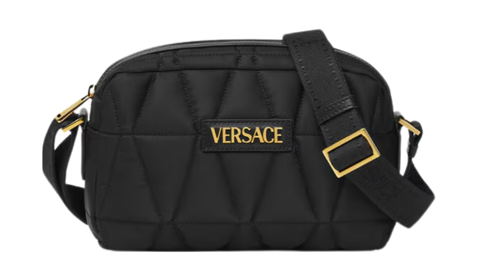 Versace Myth Quilted Messenger Bag