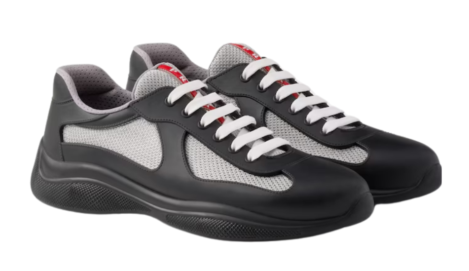 Prada America's Cup Soft rubber and bike fabric sneakers