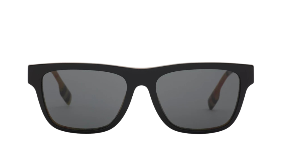 Burberry Check Rectangular Sunglasses