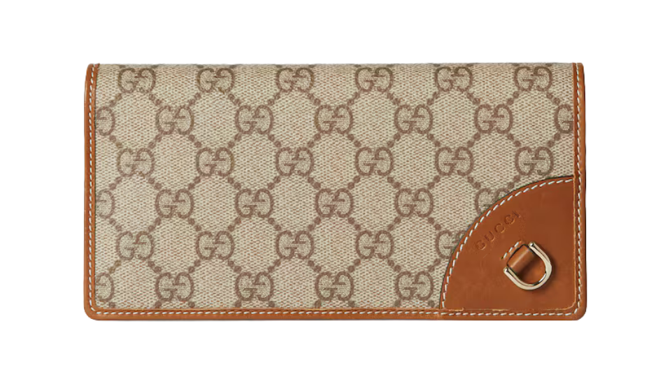 GG Emblem continental wallet
