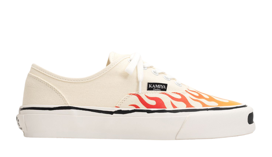 "Herc"Fire Pattern Vulcanized Sneaker