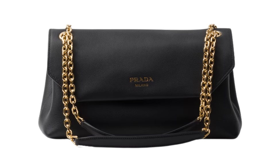 Prada Doux medium leather shoulder bag