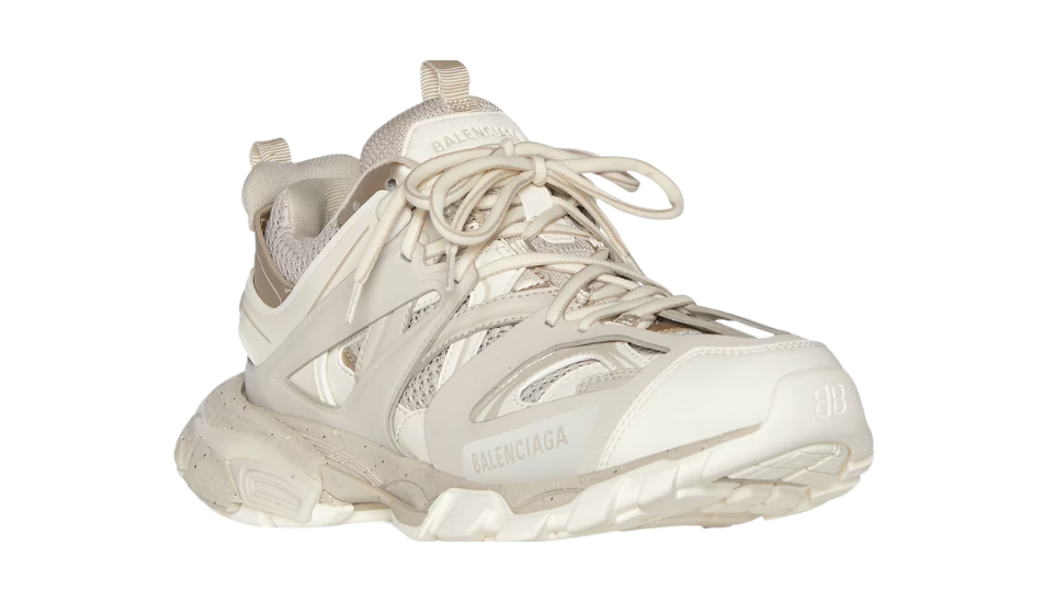 Women's Track Sneaker Recycled Sole in Beige
