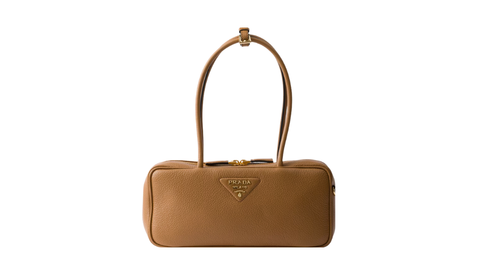 Medium leather top-handle bag