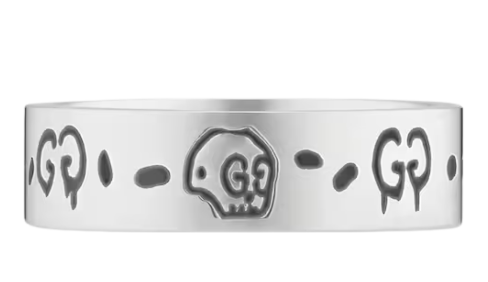 GucciGhost ring in silver