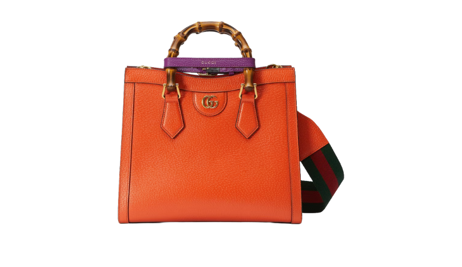 Gucci Diana small python tote bag