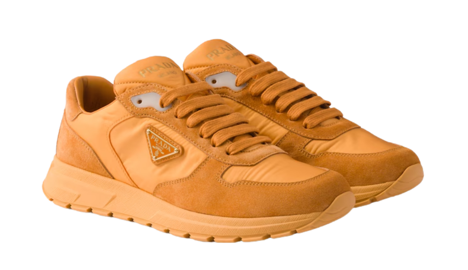 Prax 2.0 Re-Nylon and suede sneakers