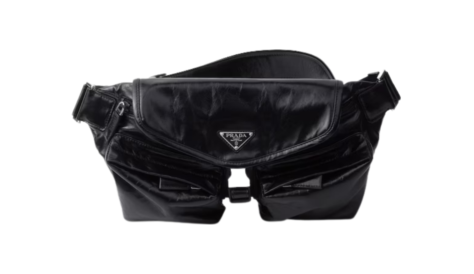 Leather shoulder bag