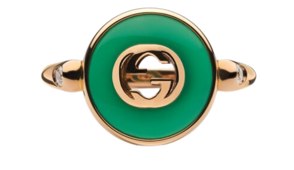 Gucci Interlocking 18k ring
