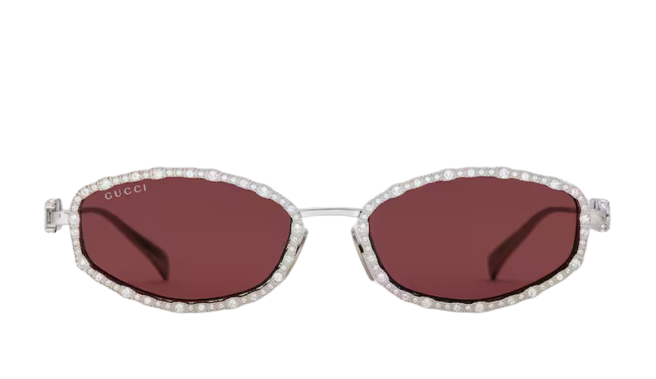Oval frame sunglasses