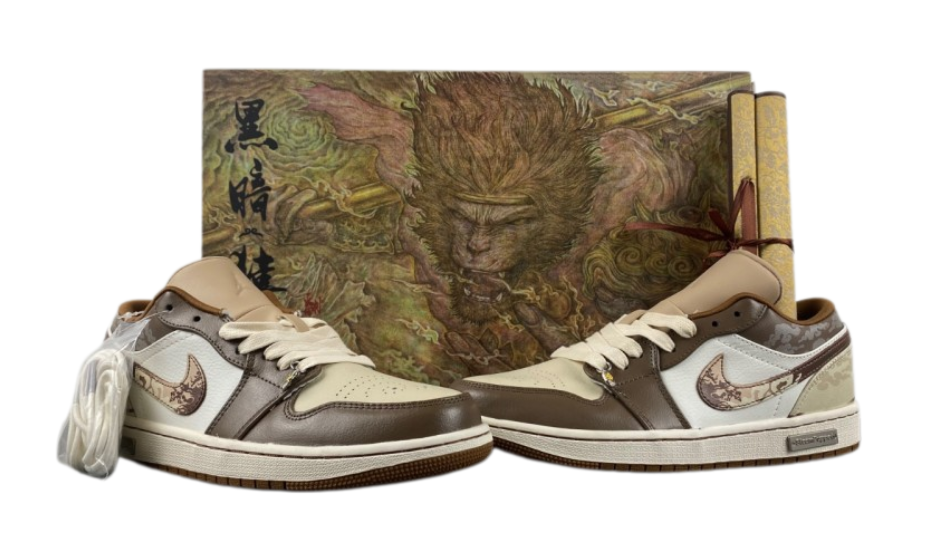 Air Jordan 1 Low Goku White Brown