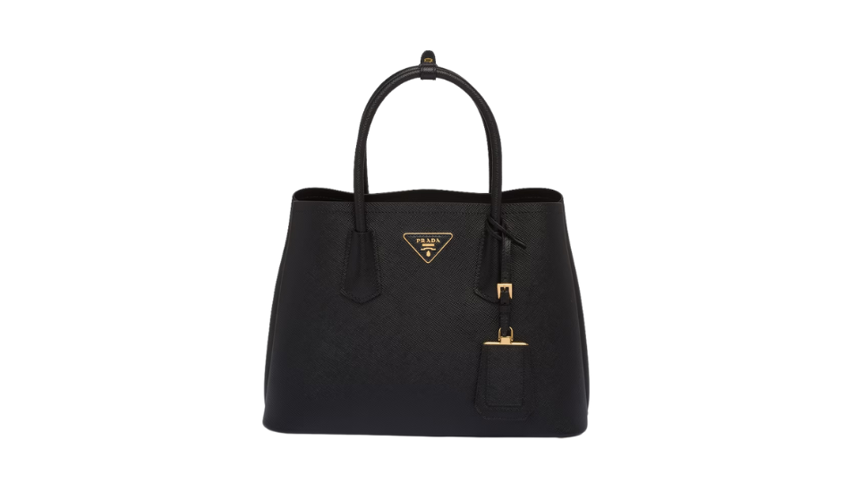 Medium Prada Double Saffiano leather bag