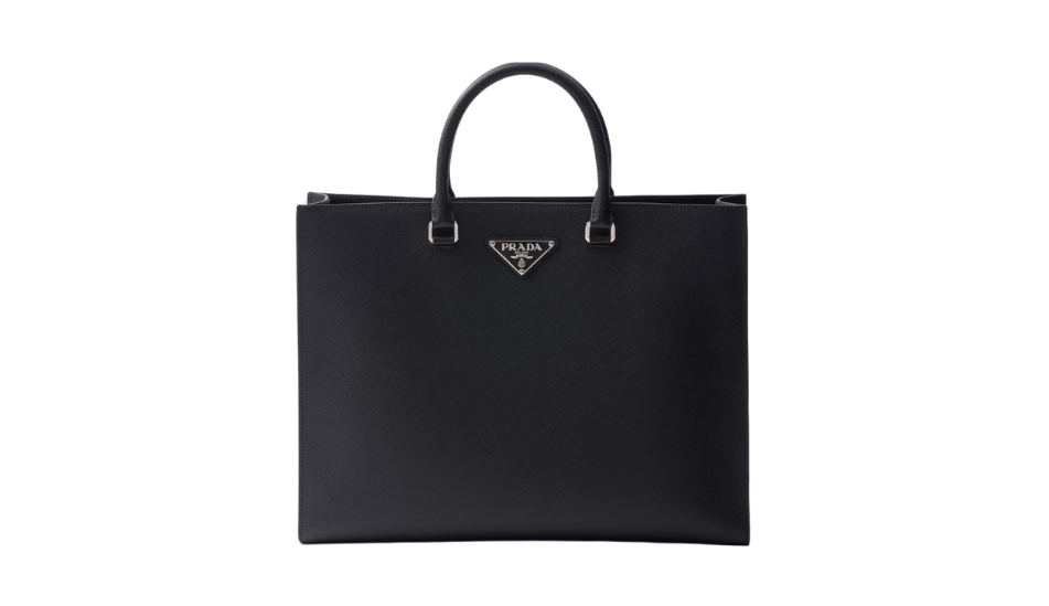 Saffiano leather tote bag
