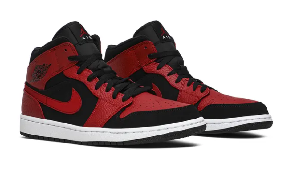 Air Jordan 1 Mid 'Bred'