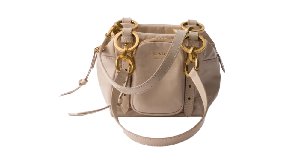 Prada Dangle leather top-handle mini-bag