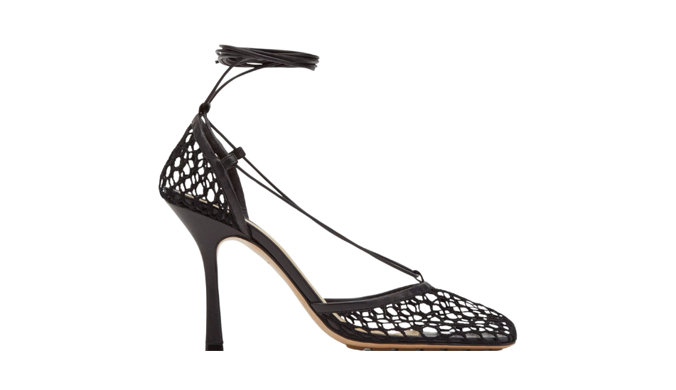 Stretch Lace-Up Sandal