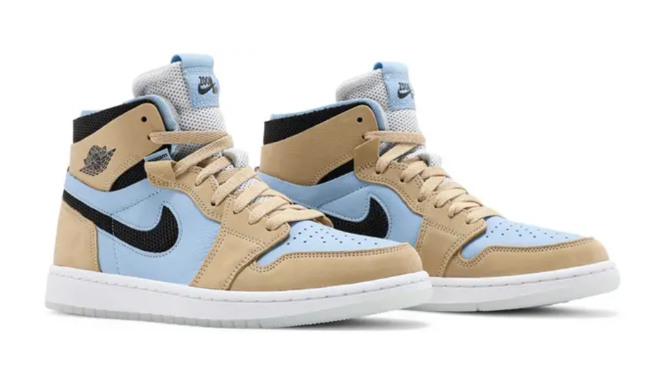 Wmns Air Jordan 1 High Zoom Comfort High 'Psychic Blue Sesame'