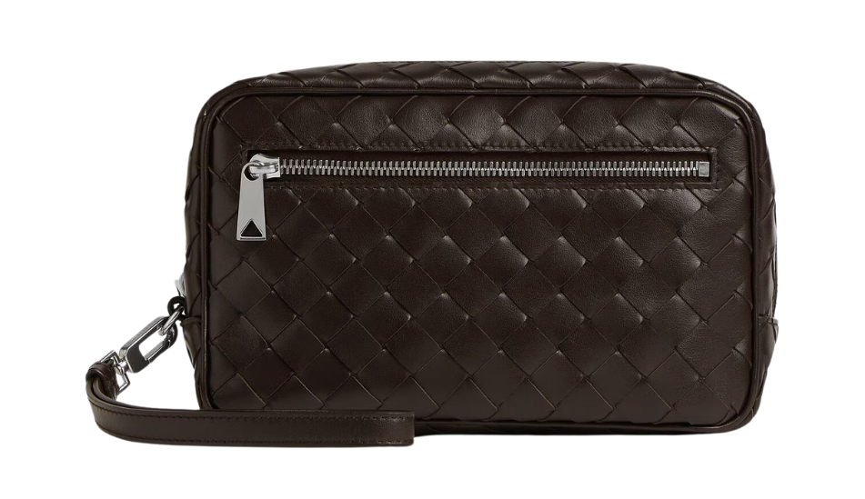 Intrecciato Small Pouch With Wristlet