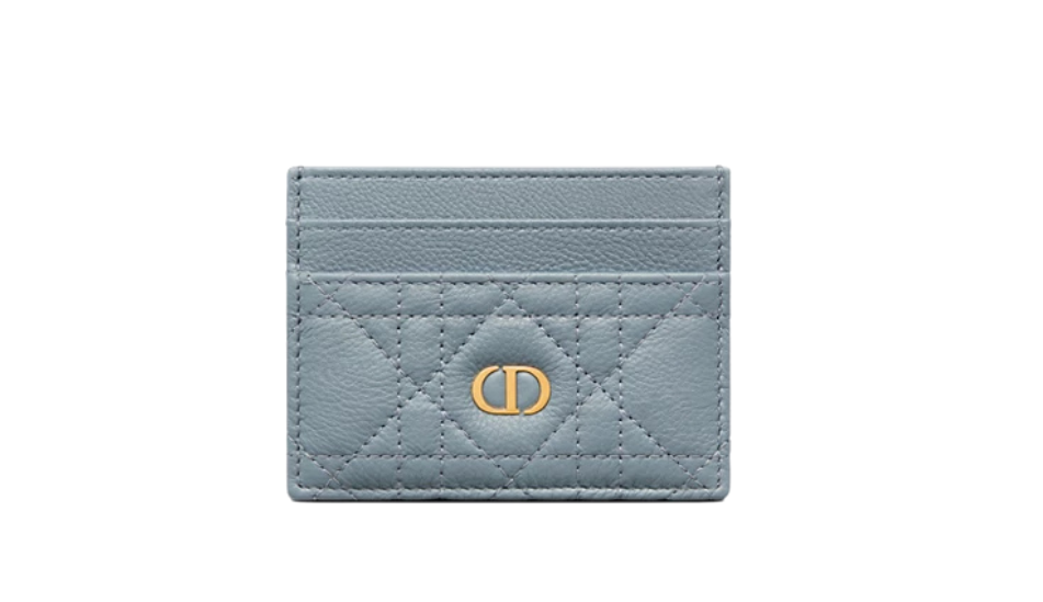 Dior Caro Freesia Card Holder